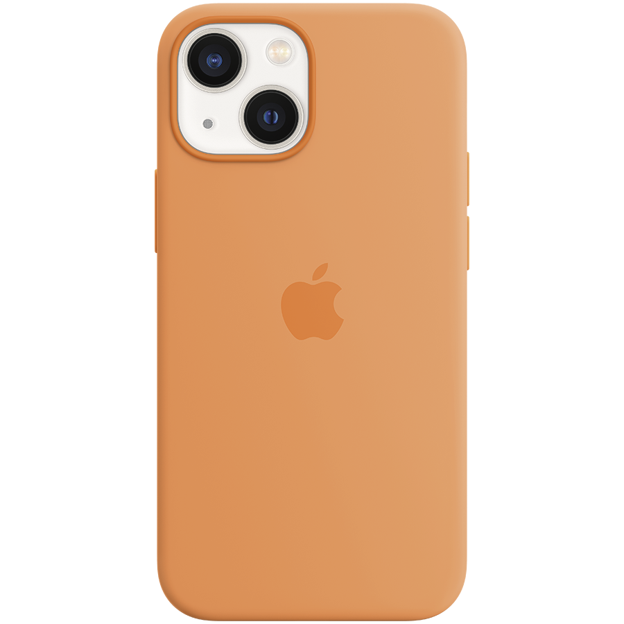 Чехол Apple iPhone 13 mini Silicone Case with MagSafe - Marigold, Model A2705, MM1U3ZM/A