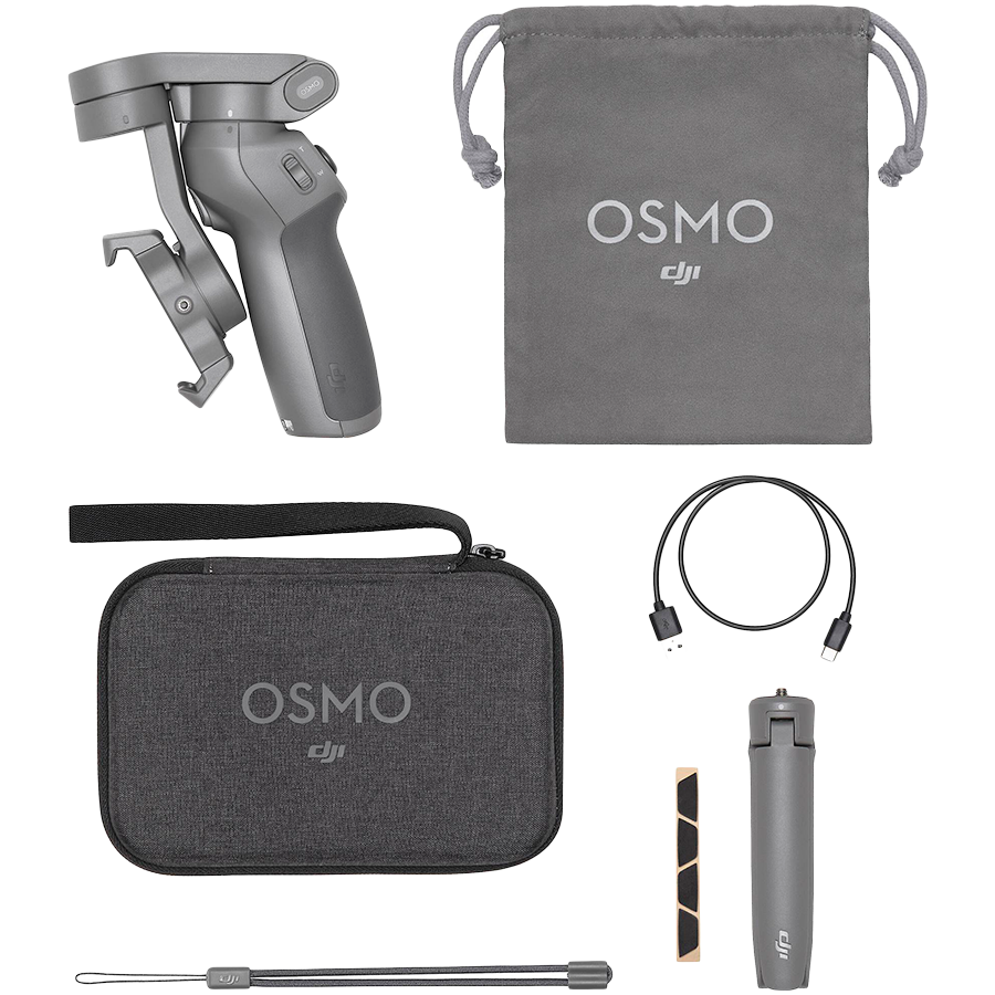 DJI 3-осевой стабилизатор Osmo Mobile 3 позволяет осуществить плавную и стабильную съемку на мобильный телефон