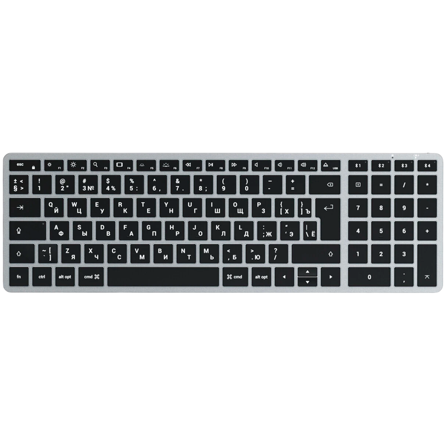 Беспроводная клавиатура Satechi Slim X2 Bluetooth Backlit Keyboard, Space Gray