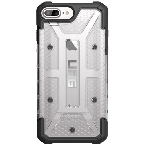 Защитный чехол UAG Plasma ICE  Прозрачный серый для iPhone 7 Plus/8 Plus