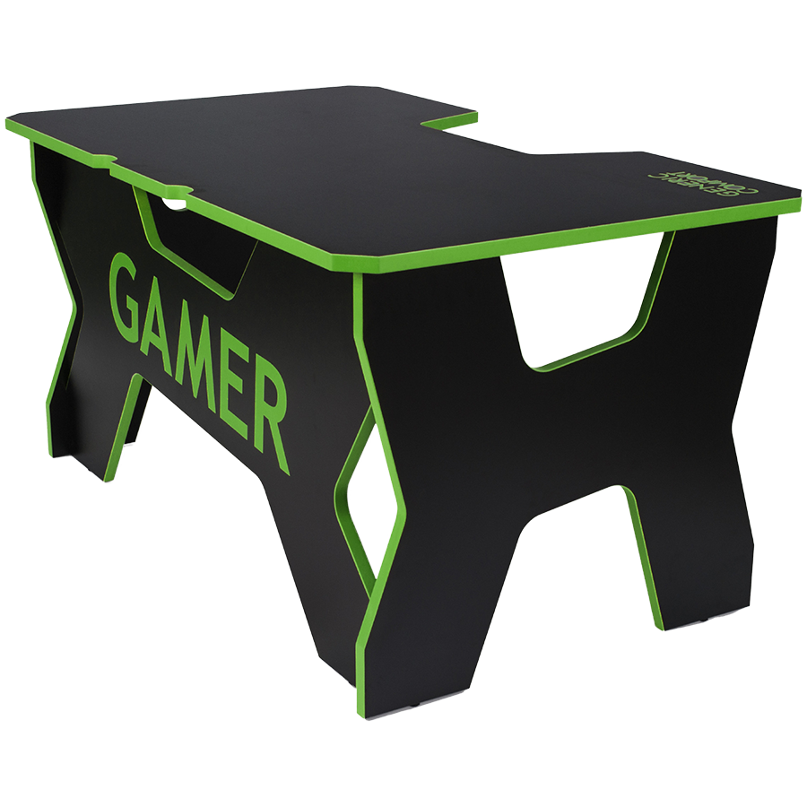 GENERIC COMFORT Gaming table Gamer2/DS/NO, Чёрный/Зеленый