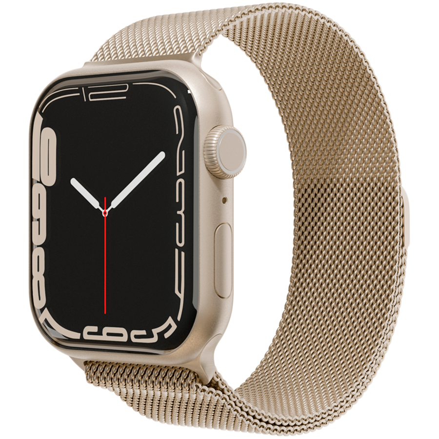 Ремешок из нержавеющей стали VLP для Apple Watch 38/40/41, золотой