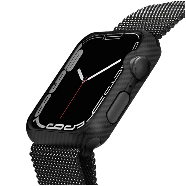 Защитный чехол PITAKA Air Case  Чёрный/Серый для Apple Watch (7 Gen.)/Apple Watch (8 Gen.)