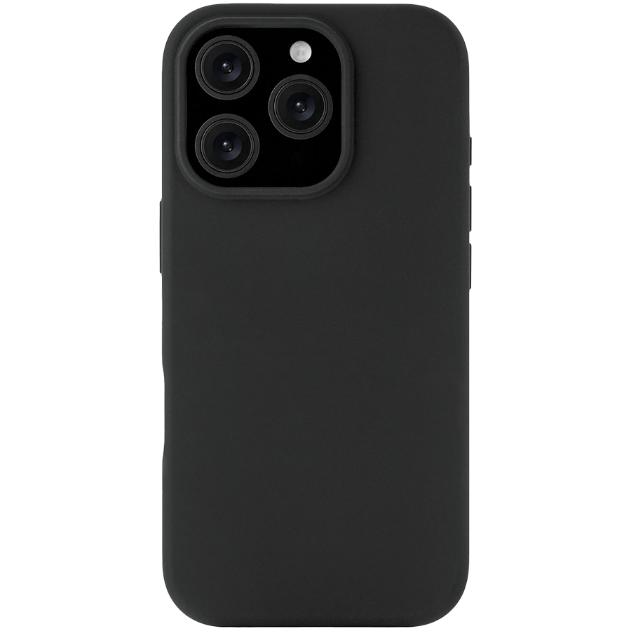 Чехол защитный uBear Touch Mag Case iPhone 16 Pro, софт-тач, черный