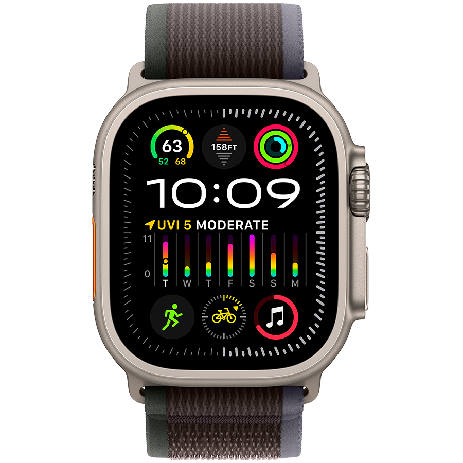 Apple Watch Ultra Series 2 GPS + Cellular  Blue/Black Trail Loop, S/M, 49мм, Natural