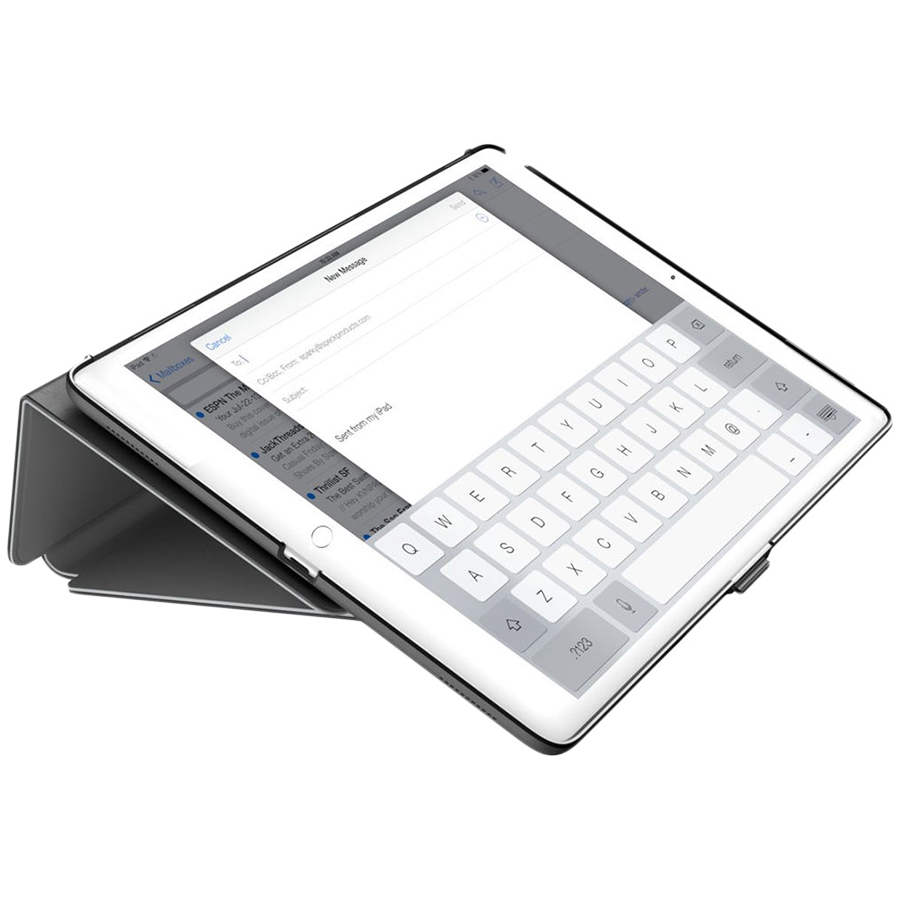 Чехол-книга SPECK Balance FOLIO  Чёрный/Сланцевый серый для iPad (5-го и 6-го поколения)