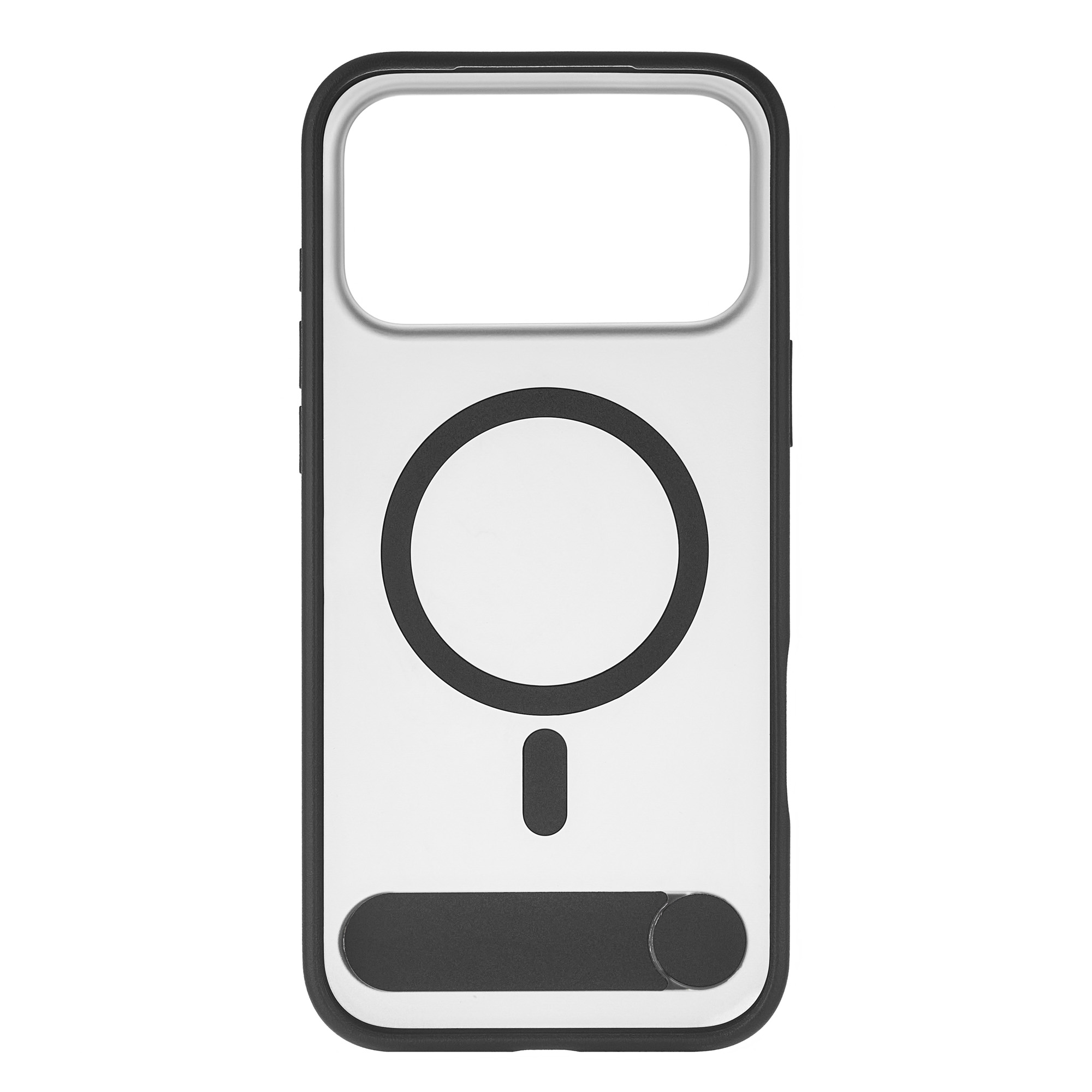 Чехол защитный uBear Stand 360° Mag Case для iPhone 17 Pro Max, MagSafe совместимый, силикон, софт-тач, черный