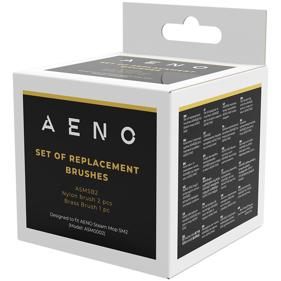 AENO  для SM2Plastic scraper brush+Metal scraper brush для steam mop SM2  (Nylon - 2pcs, Metal - 1pc)