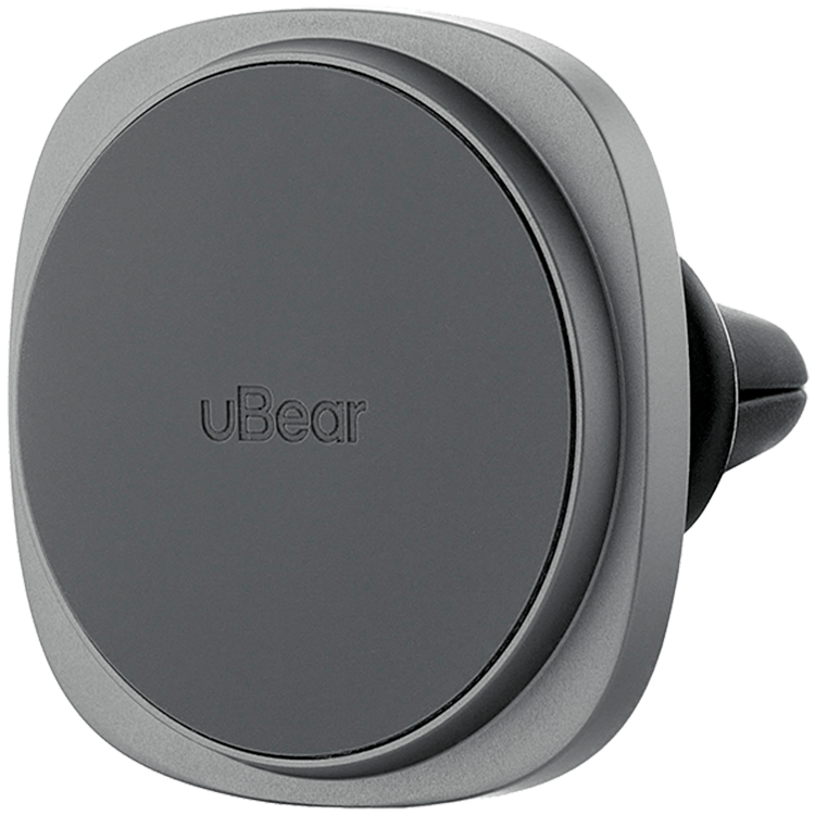 Беспроводное автомобильное зарядное устройство uBear Way, совместимое с Qi2 и MagSafe, c креплением на автомобильную решетку