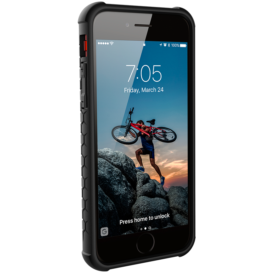 Защитный чехол UAG Monarch  Багровый красный для iPhone