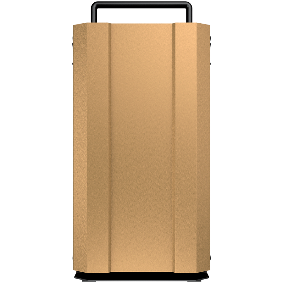 Корпус COUGAR GAMING Mini Tower,  Mini-ITX, 2 слотов, USB 3.1, Аудио разъем, USB 3.0, Алюминий, Power Button, Reset Button, Светодиодный индикатор, PSU optional, Поддержка системы жидкостного охлаждения, Handles, Песок пустыни