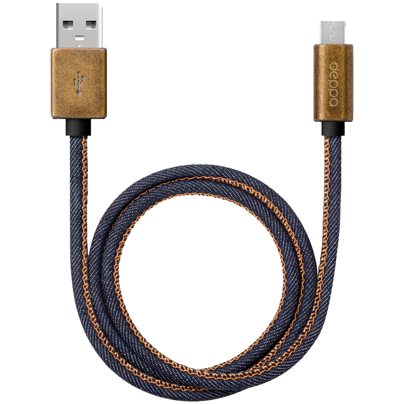 DEPPA Кабель-переходник с USB на microUSB
