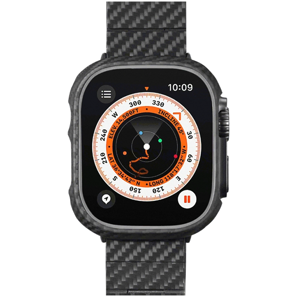 Защитный чехол PITAKA Air Case  Чёрный/Серый для Apple Watch Ultra