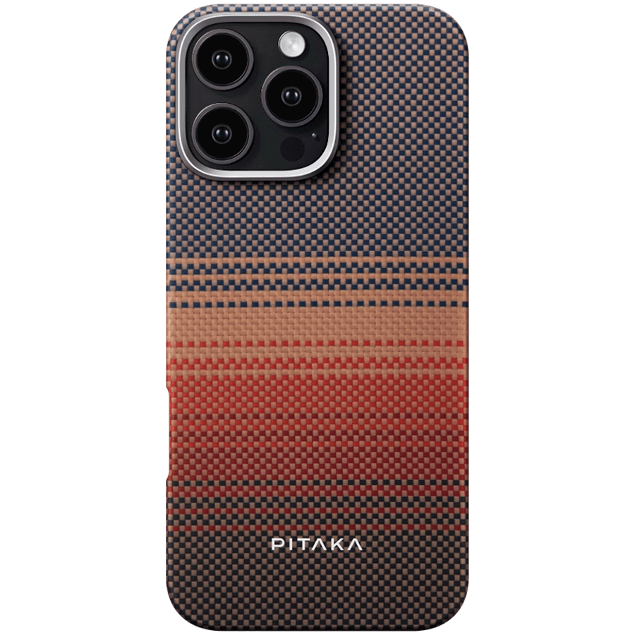Чехол Pitaka Tactile Woven case for iPhone 16 Pro (Sunset)