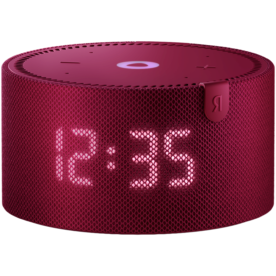 Домашняя мультимедийная платформа  Новая Яндекс.Станция Мини с  часами   модель: YNDX-00020