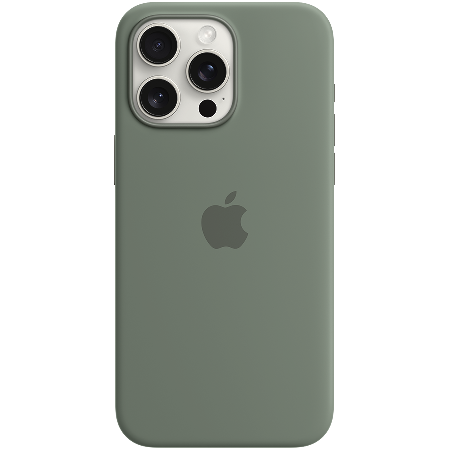 Чехол iPhone 15 Pro Max Silicone Case with MagSafe - Cypress Model A3126 MT1X3ZM/A