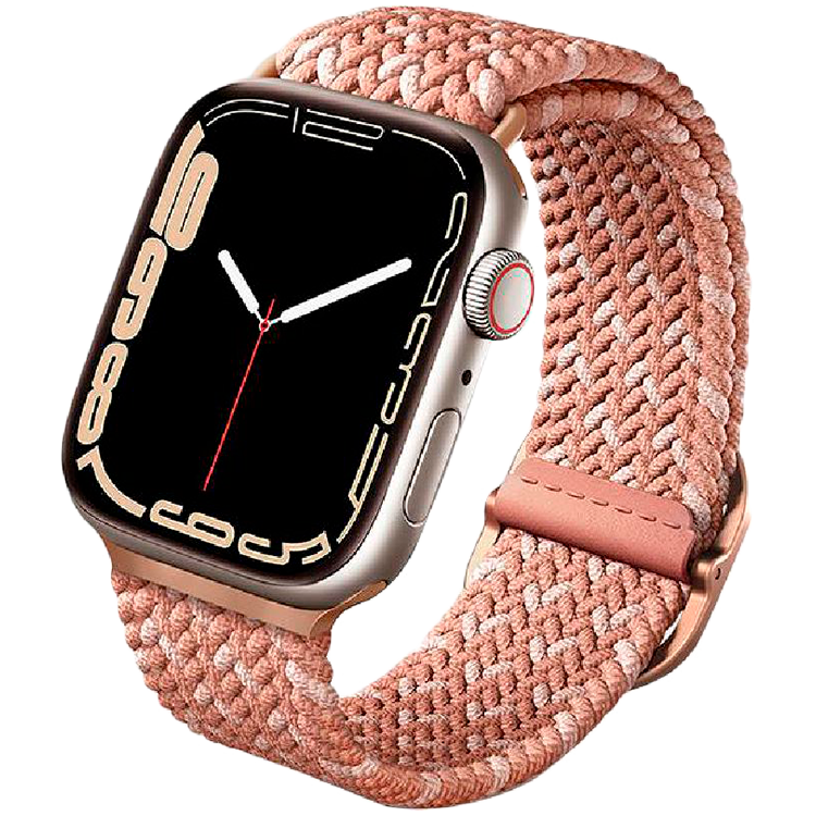 Ремешок Uniq для Apple Watch 42/41/40 mm ASPEN Design strap Braided Citrus pink