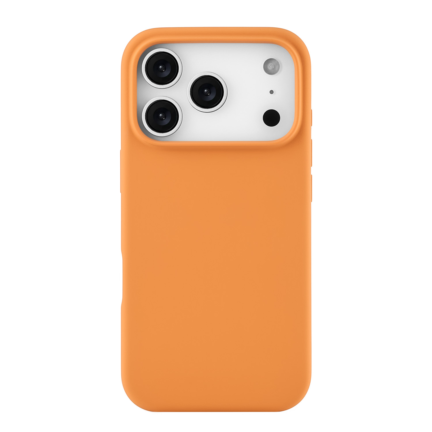 Чехол защитный uBear Touch Mag Case для iPhone 17 Pro, MagSafe совместимый, силикон, софт-тач, оранжевый