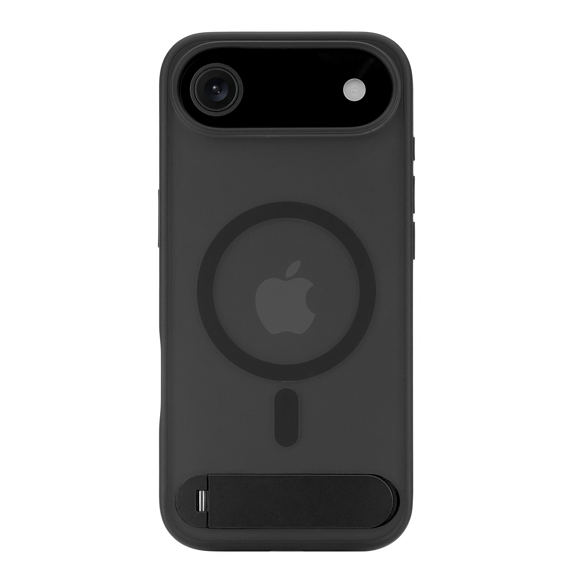 Чехол защитный uBear Stand 360° Mag Case для iPhone Air, MagSafe совместимый, силикон, софт-тач, черный