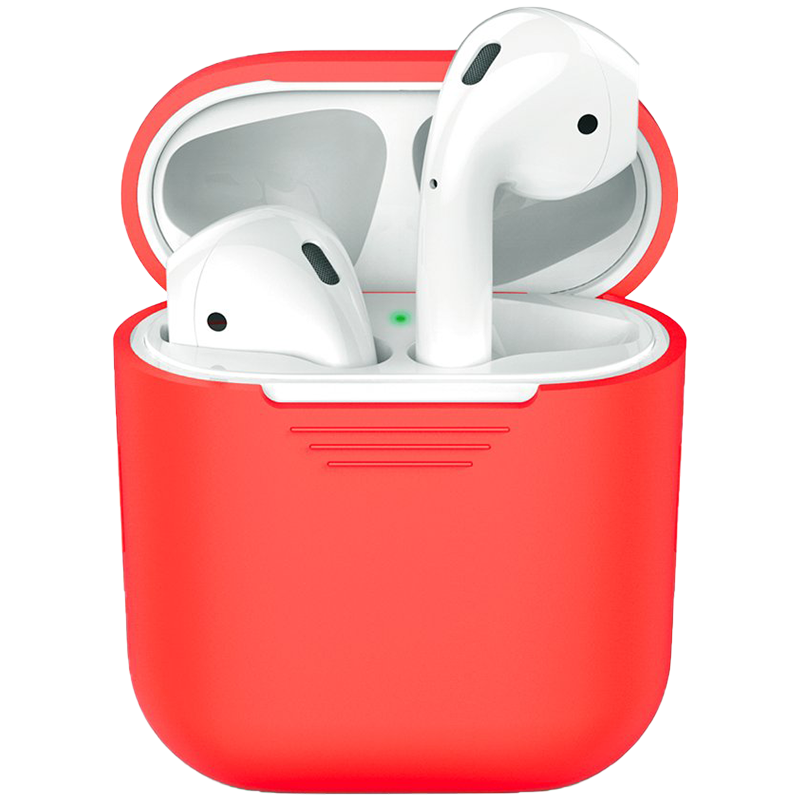 Чехол DEPPA Silicone case  Красный для AirPods (Gen1/2)