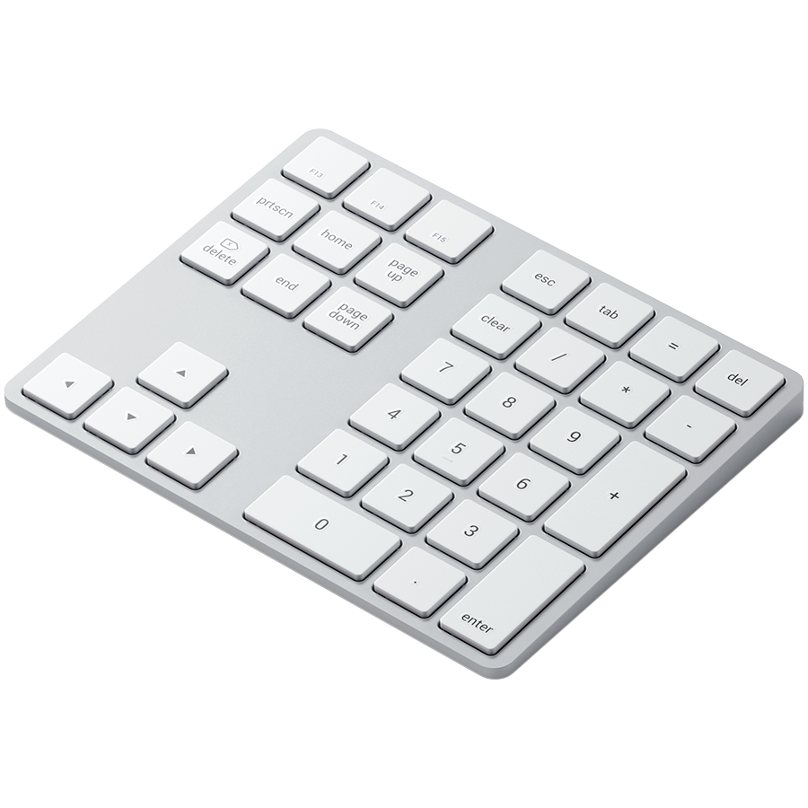 Блок клавиатуры Satechi Bluetooth Extended Keypad, Silver
