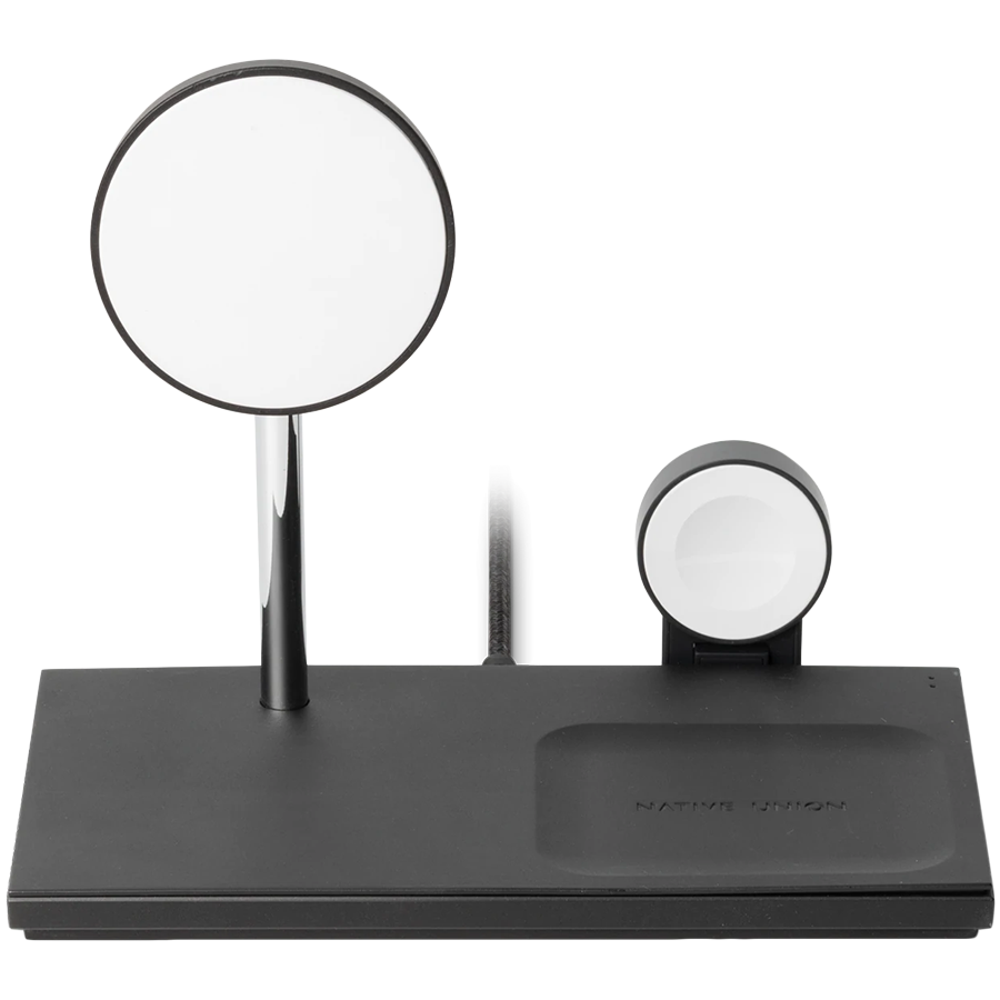 SNAP MAGNETIC 3-IN-1 Беспроводное зарядное устройство, 3 в 1, цвет: черный