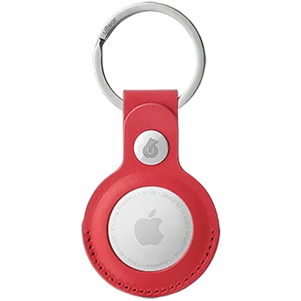 CS98RD01CP-AT1 Capital Leather чехол защитный для AIR TAG с кольцом  кожаный  цвет: красный