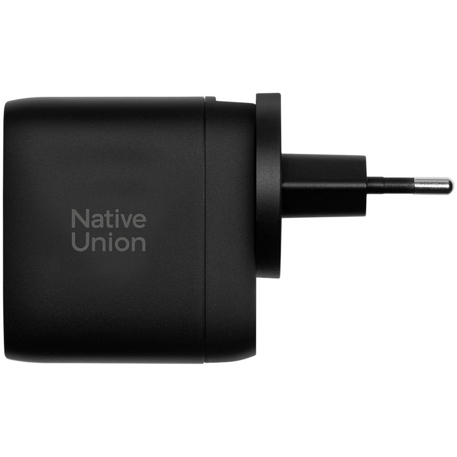 FAST-PD67-BLK-2CA NATIVE UNION FAST GAN CHARGER PD 67W, сетевое зарядное устройство (2xUSB-C+1хUSB-A