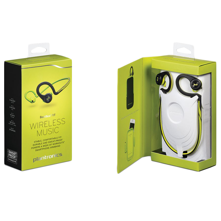 Беспроводные наушники PLANTRONICS BackBeat Fit, Зеленый