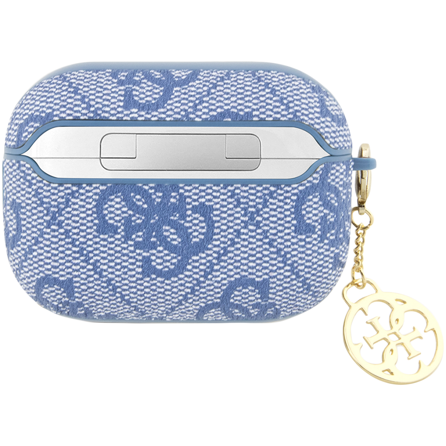 Чехол GUESS PU leather 4G  Синий для AirPods Pro (Gen2)