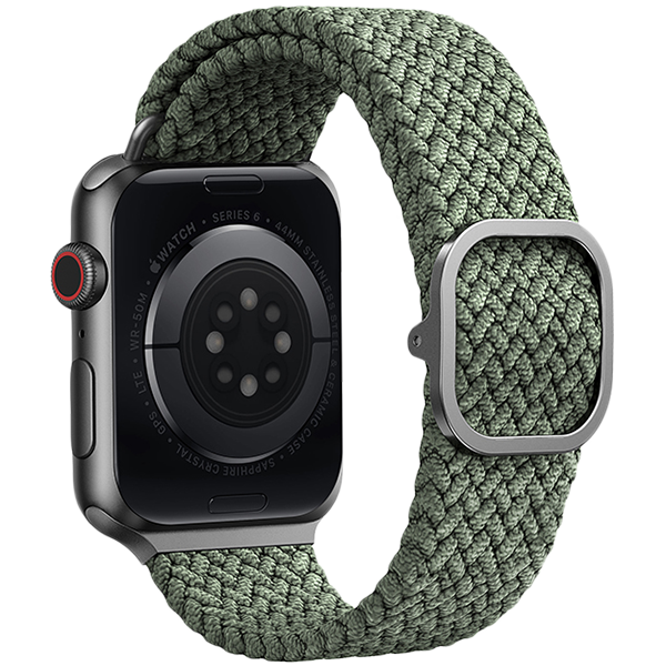 Ремешок Uniq для Apple Watch All series 44/42 mm ASPEN Strap Braided Green