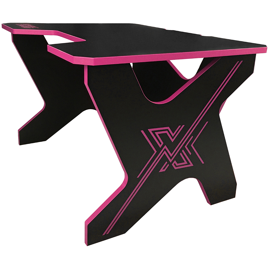 GENERIC COMFORT Gaming table Gamer Mini Seven/DS/NB, Чёрный/Розовый