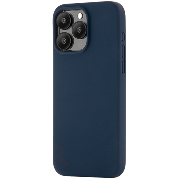 Чехол защитный uBear Touch Mag Case  iPhone 15 Pro Max  MagSafe  силикон  синий