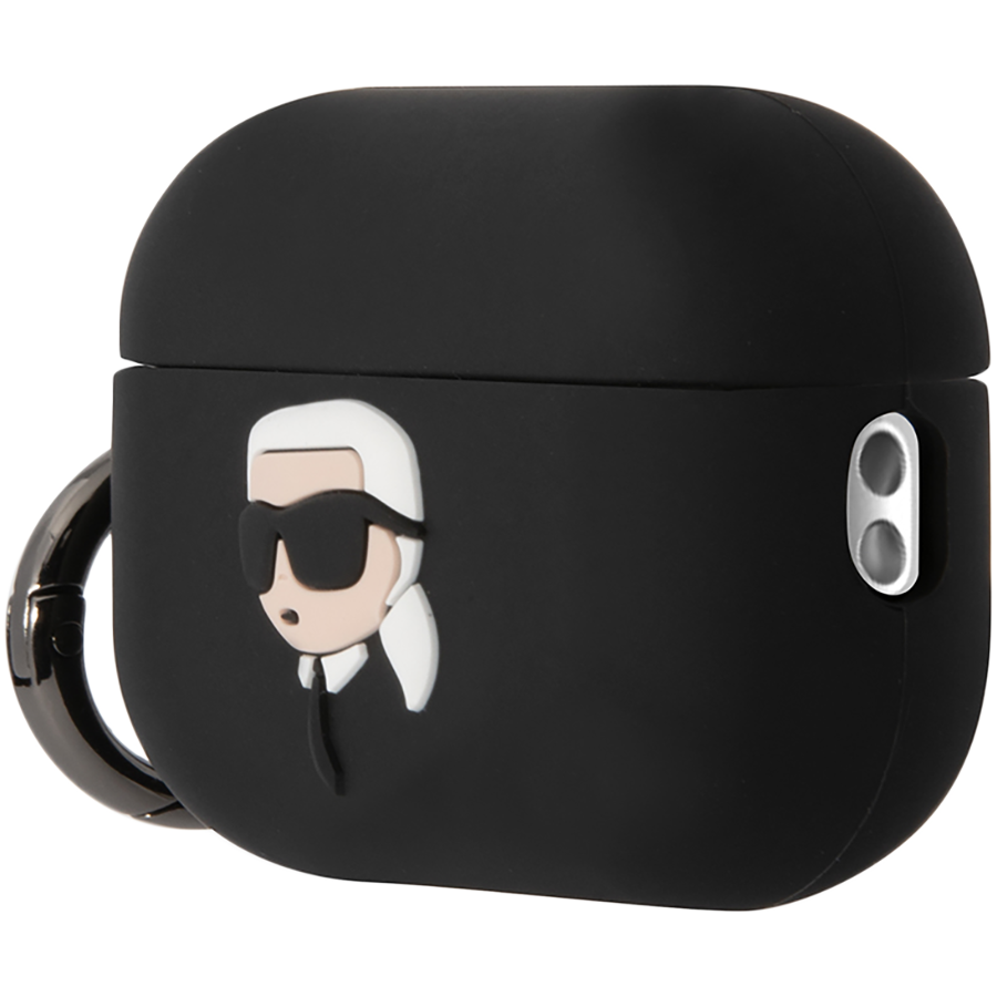 Чехол LAGERFELD NFT 3D  Чёрный для AirPods Pro (Gen2)
