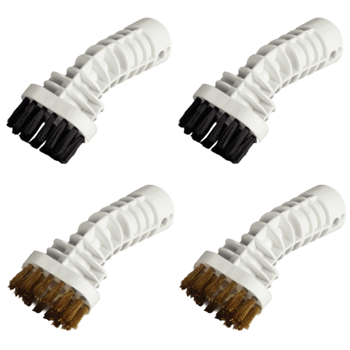 AENO  для SM1Plastic scraper brush+Metal scraper brush для steam mop SM1  (Plastic Scraper Brush - 2 pcs Metal Scraper Brush - 2 pcs)