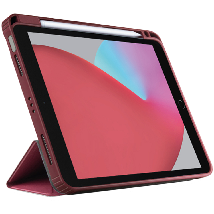 Обложка Smart Folio UNIQ MOVEN  Maroon Red для iPad (7-го, 8-го и 9-го поколения)