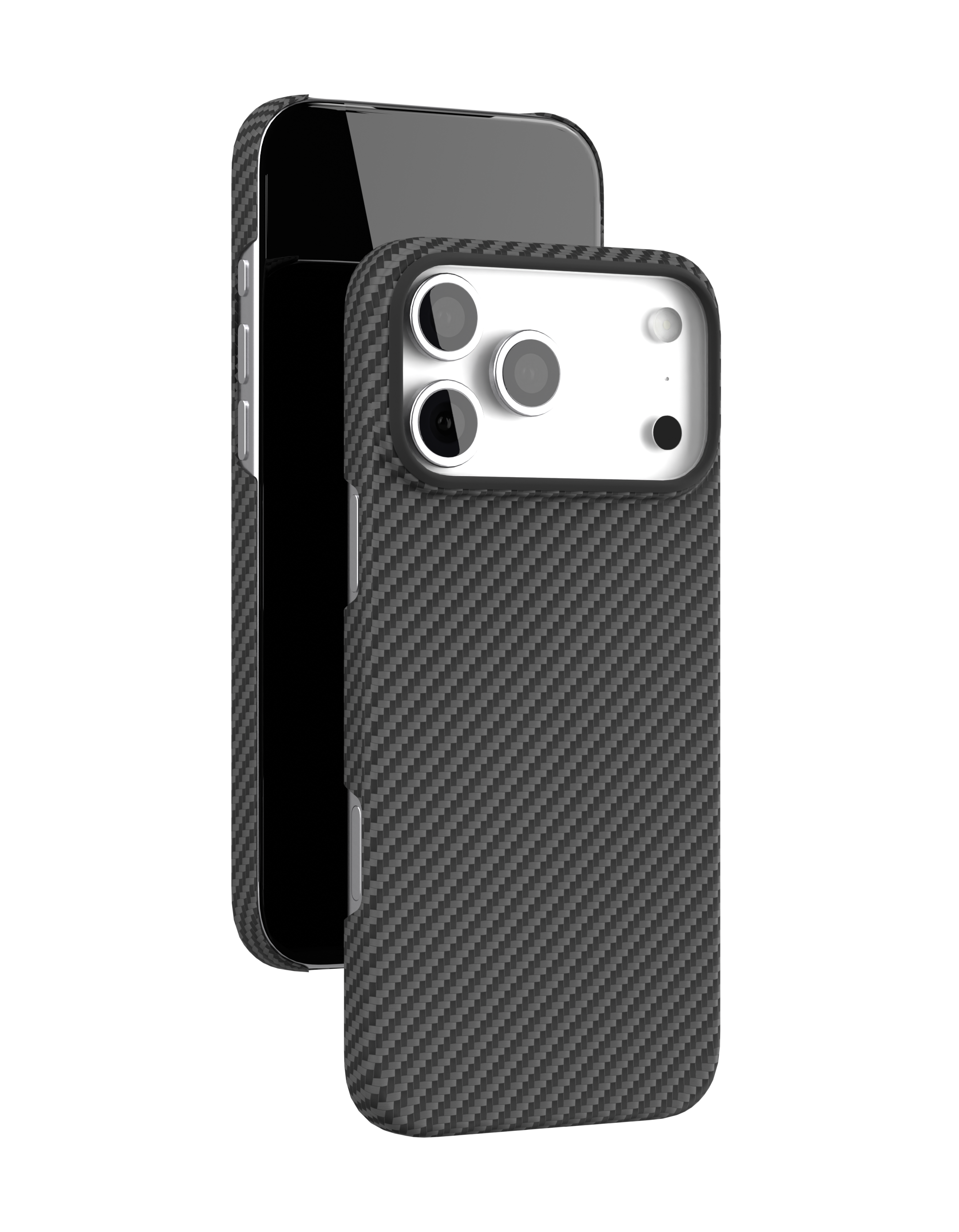 Чехол защитный VLP Kevlar Case с MagSafe для iPhone 17 Pro Max, черный