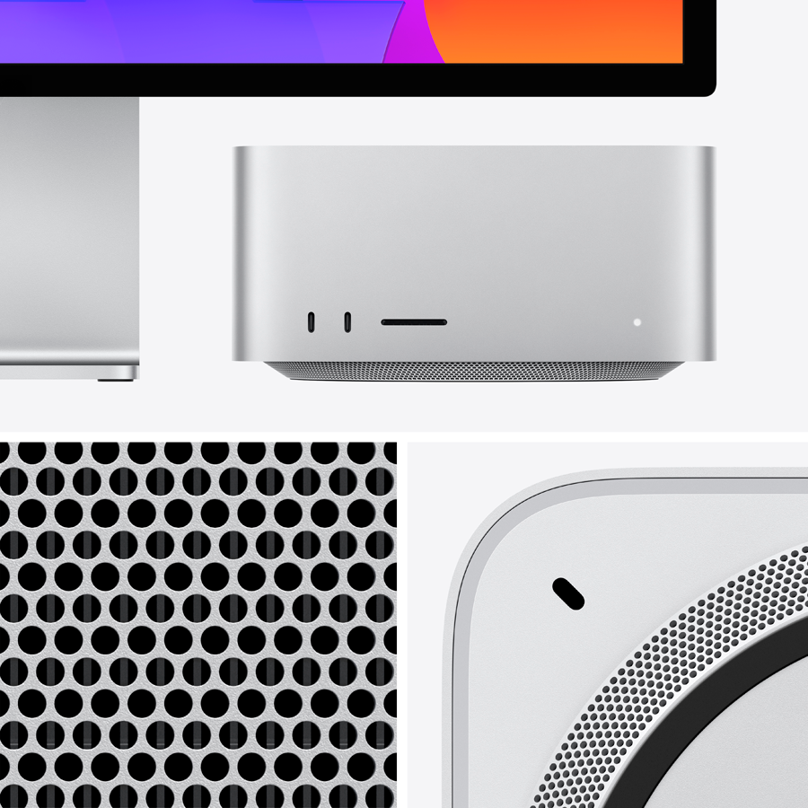 Mac Studio M1 Ultra (20C CPU 48C GPU), 64ГБ, 1ТБ SSD, Серебристый