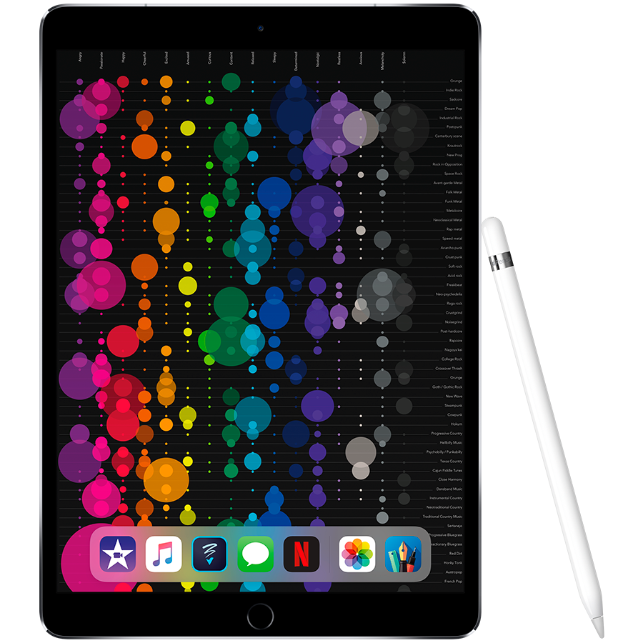 iPad Pro 10,5 Bundle, 512 ГБ Wi-Fi+Celular 2017, Space Gray