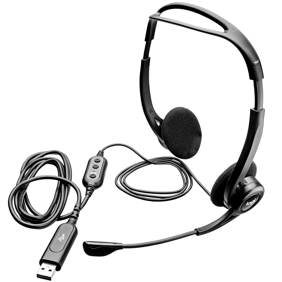 Гарнитура LOGITECH A00091, Чёрный