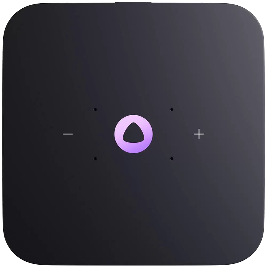 Умная колонка Яндекс Станция Миди с Алисой, черный, Zigbee, 24 Вт