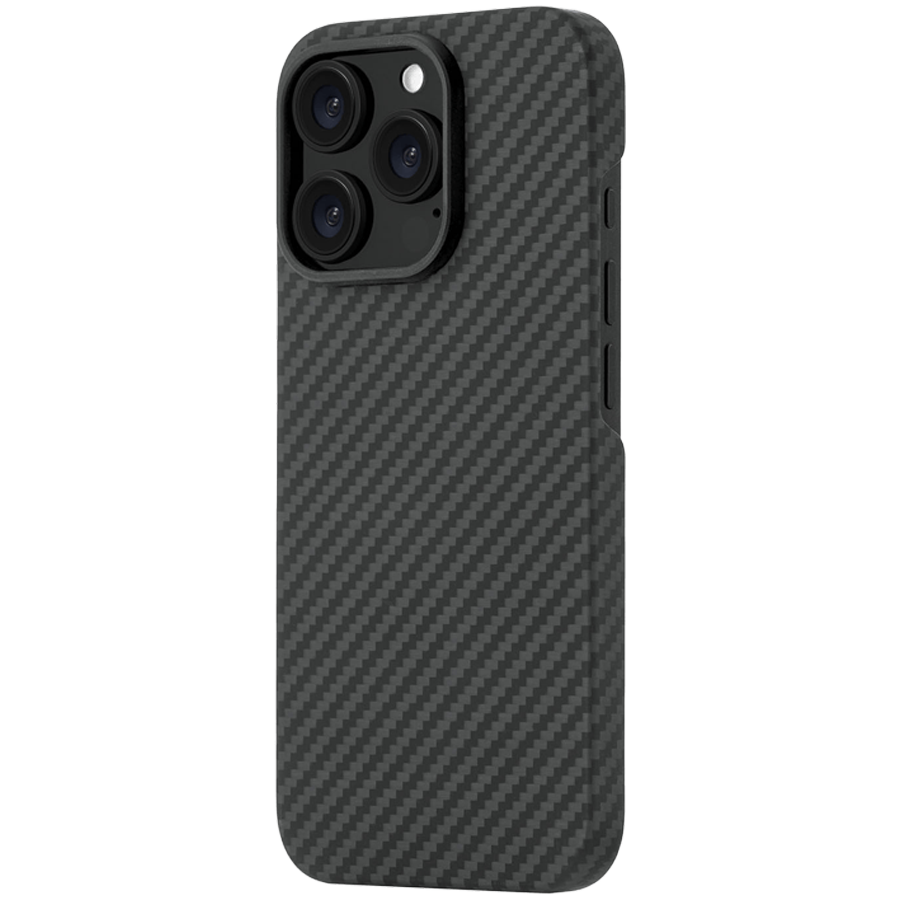 Чехол защитный uBear Supreme Case для iPhone 16 Pro, ультратонкий, материал Кевлар, MagSafe совместимый, черный