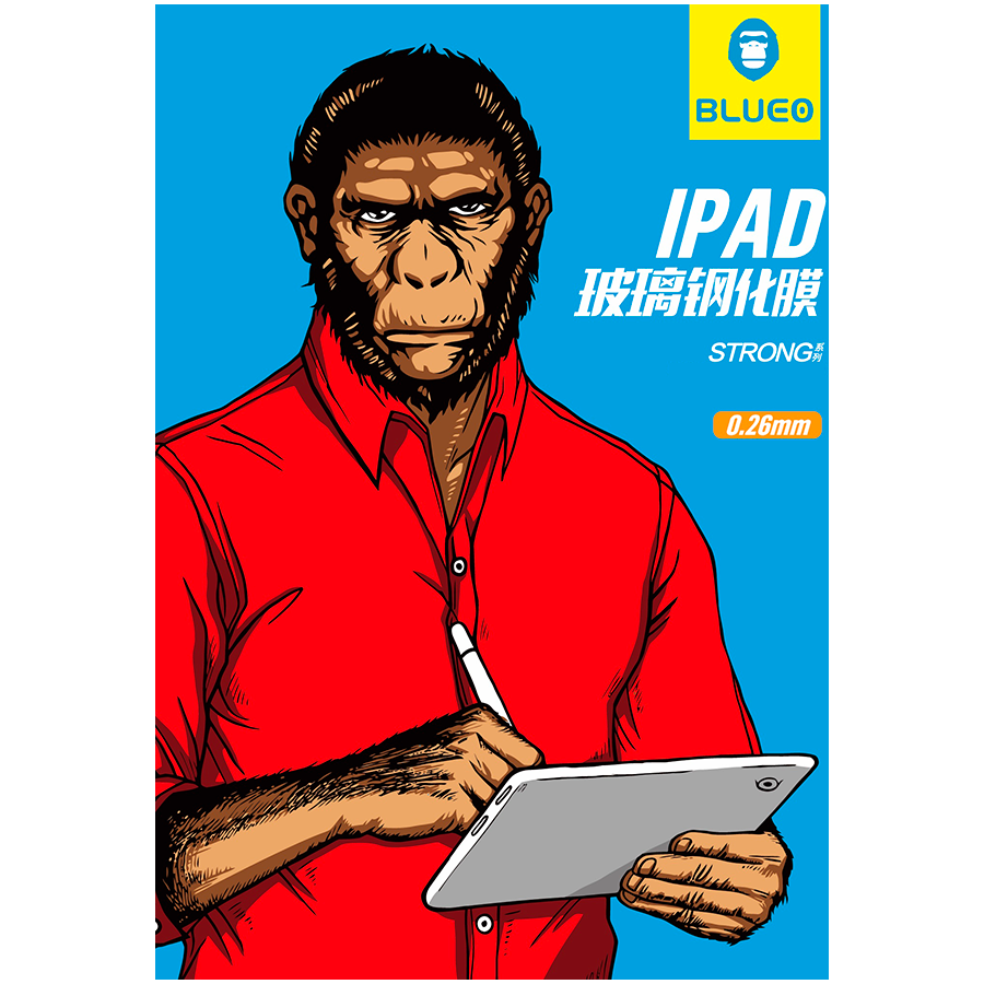 Защитное закаленное стекло BLUEO  для iPad Pro 12.9