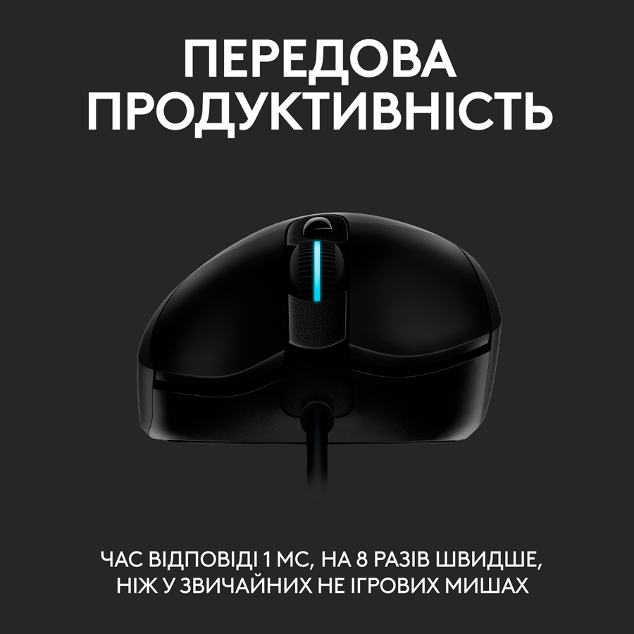 Игровая мышь LOGITECH G403 Hero, Чёрный