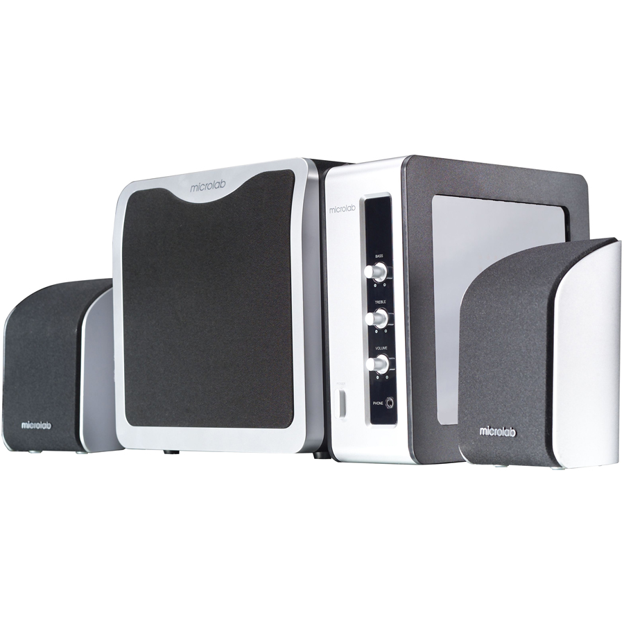 MICROLAB FC30 Серебристый/Чёрный