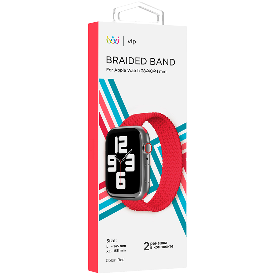 Ремешок VLP Nylon Band Красный для Apple Watch 38/40/41 mm