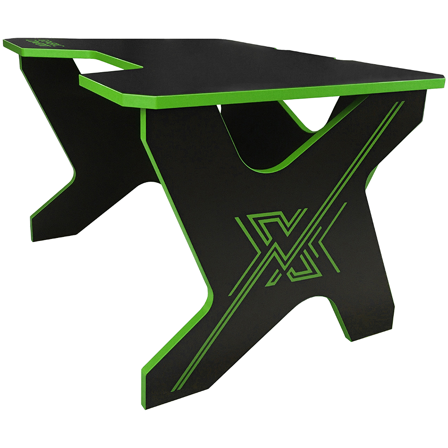GENERIC COMFORT Gaming table Gamer Mini Seven/DS/NB, Чёрный/Зеленый
