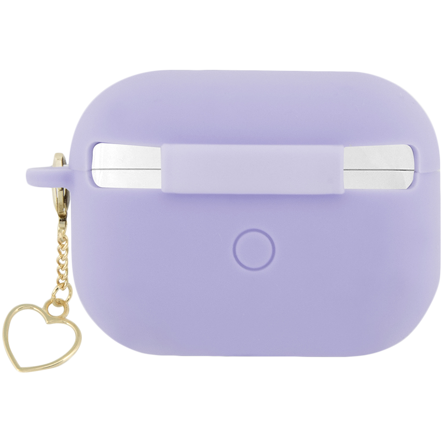 Чехол GUESS Silicone Script logo  Пурпурный для AirPods Pro (Gen2)