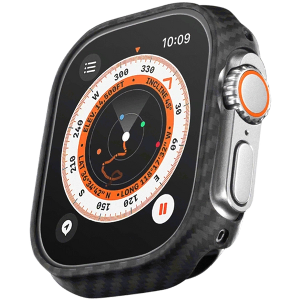 Защитный чехол PITAKA Air Case  Чёрный/Серый для Apple Watch Ultra