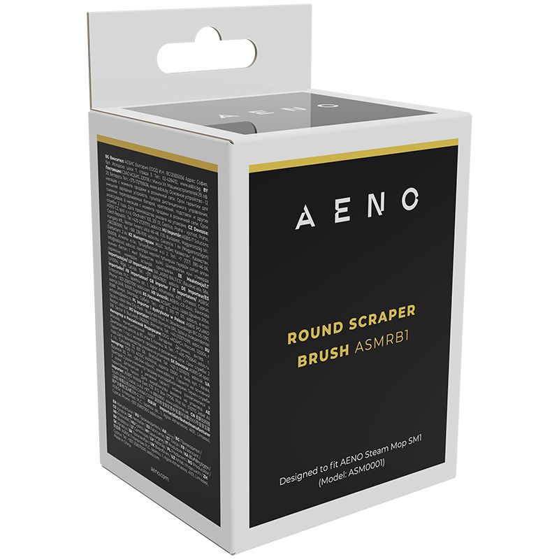 AENO  для SM1Round scraper brush  для steam mop SM1 (Round Scraper Brush, Cloth Cover included)